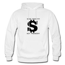 Load image into Gallery viewer, NDABLDG "MAKE MONEY "Men's Hoodie - white