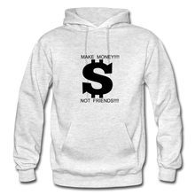 Load image into Gallery viewer, NDABLDG "MAKE MONEY "Men's Hoodie - light heather gray