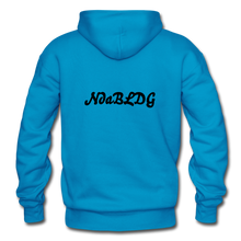 Load image into Gallery viewer, NDABLDG "MAKE MONEY "Men's Hoodie - turquoise
