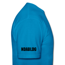 Load image into Gallery viewer, "DONT HATE ME""HATE THE GAME" T-SHIRT - turquoise