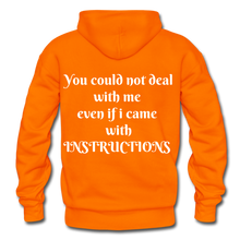 Load image into Gallery viewer, even if i came with instructions "ndabldg Hoodie - orange