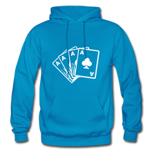 Load image into Gallery viewer, even if i came with instructions "ndabldg Hoodie - turquoise