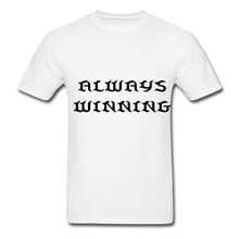 Load image into Gallery viewer, "ALWAYS WINNING" NdaBLDG T-SHIRT - white