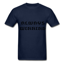 Load image into Gallery viewer, "ALWAYS WINNING" NdaBLDG T-SHIRT - navy
