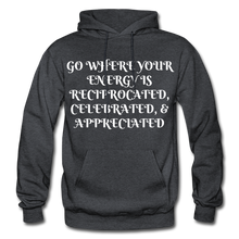 Load image into Gallery viewer, NDABLDG "ENERGY" HOODIE - charcoal grey