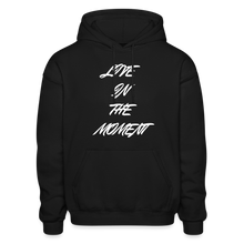 Load image into Gallery viewer, NDABLDG "LIVE IN THE MOMENT HOODIES" - black