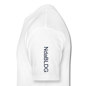Fitted Cotton/Poly T-Shirt by Next Level - white