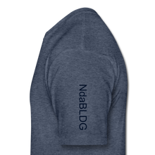 Load image into Gallery viewer, Fitted Cotton/Poly T-Shirt by Next Level - heather navy
