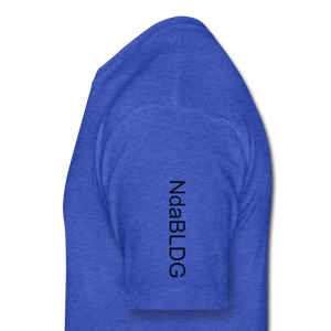 Fitted Cotton/Poly T-Shirt by Next Level - heather royal