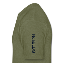 Load image into Gallery viewer, Fitted Cotton/Poly T-Shirt by Next Level - heather military green
