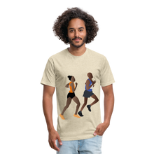 Load image into Gallery viewer, Fitted Cotton/Poly T-Shirt by Next Level - heather cream
