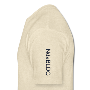 Fitted Cotton/Poly T-Shirt by Next Level - heather cream
