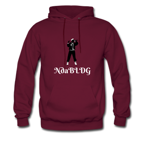 NdaBLDG "Mc"Men's Hoodie - burgundy