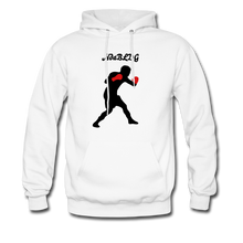 Load image into Gallery viewer, NdaBLDG TOP PRIZE FIGHTER Men&#39;s Hoodie - white
