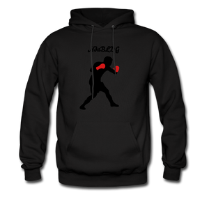 NdaBLDG TOP PRIZE FIGHTER Men's Hoodie - black