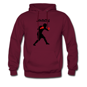 NdaBLDG TOP PRIZE FIGHTER Men's Hoodie - burgundy