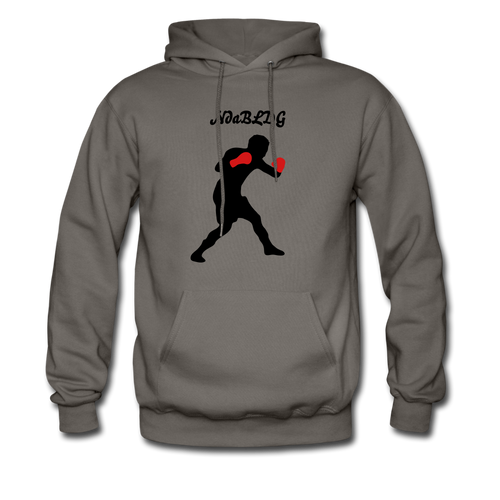 NdaBLDG TOP PRIZE FIGHTER Men's Hoodie - asphalt gray