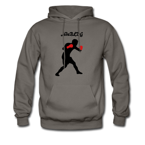 NdaBLDG TOP PRIZE FIGHTER Men's Hoodie - asphalt gray