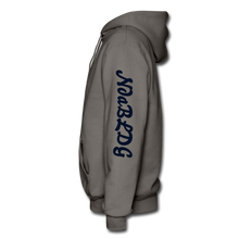 Load image into Gallery viewer, NdaBLDG TOP PRIZE FIGHTER Men&#39;s Hoodie - asphalt gray
