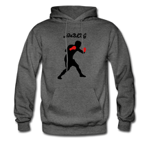 Load image into Gallery viewer, NdaBLDG TOP PRIZE FIGHTER Men&#39;s Hoodie - charcoal gray
