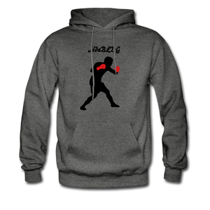 NdaBLDG TOP PRIZE FIGHTER Men's Hoodie - charcoal gray