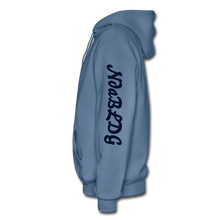 Load image into Gallery viewer, NdaBLDG TOP PRIZE FIGHTER Men&#39;s Hoodie - denim blue
