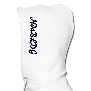 NdaBLDG "SHOT TIME "Men's Hoodie - white