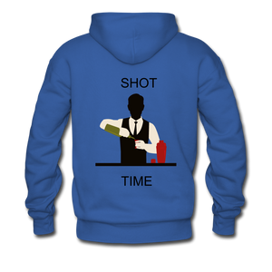 NdaBLDG "SHOT TIME "Men's Hoodie - royal blue