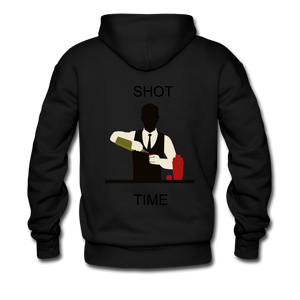 NdaBLDG "SHOT TIME "Men's Hoodie - black