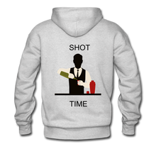 Load image into Gallery viewer, NdaBLDG &quot;SHOT TIME &quot;Men&#39;s Hoodie - ash 
