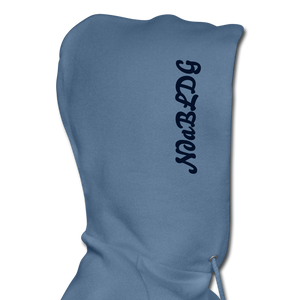 NdaBLDG "SHOT TIME "Men's Hoodie - denim blue