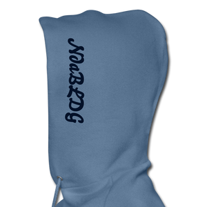 NdaBLDG "SHOT TIME "Men's Hoodie - denim blue
