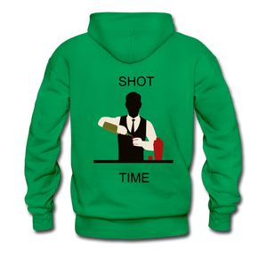 NdaBLDG "SHOT TIME "Men's Hoodie - kelly green