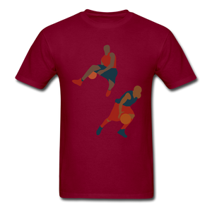 NdaBLDG "B-Ball" T-Shirts - burgundy