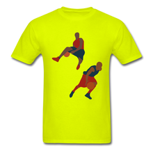 Load image into Gallery viewer, NdaBLDG &quot;B-Ball&quot; T-Shirts - safety green

