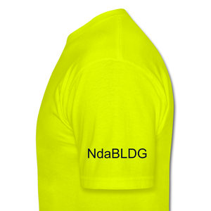 NdaBLDG "B-Ball" T-Shirts - safety green