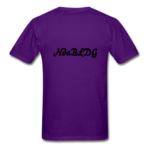 NdaBLDG "$ NO FRIENDS " T-Shirt - purple