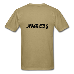 NdaBLDG "$ NO FRIENDS " T-Shirt - khaki