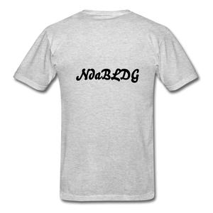 NdaBLDG "$ NO FRIENDS " T-Shirt - heather gray