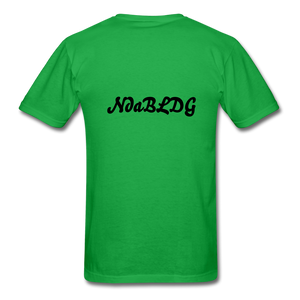 NdaBLDG "$ NO FRIENDS " T-Shirt - bright green