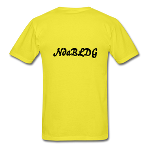 NdaBLDG "$ NO FRIENDS " T-Shirt - yellow