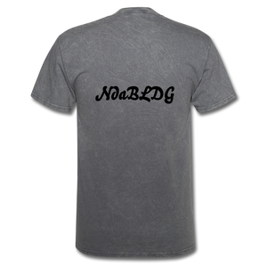 NdaBLDG "$ NO FRIENDS " T-Shirt - mineral charcoal gray