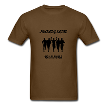 Load image into Gallery viewer, NdaBLDG &#39;ELITE RUNNERS&quot; T-Shirt - brown

