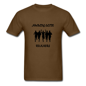 NdaBLDG 'ELITE RUNNERS" T-Shirt - brown