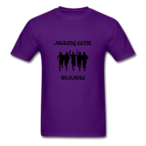 NdaBLDG 'ELITE RUNNERS" T-Shirt - purple