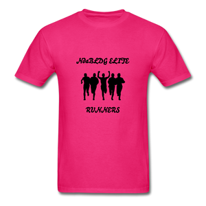NdaBLDG 'ELITE RUNNERS" T-Shirt - fuchsia