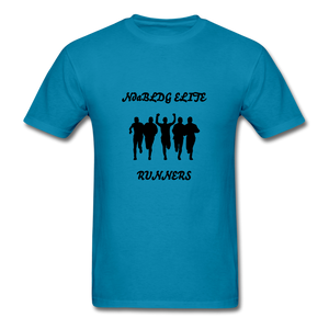 NdaBLDG 'ELITE RUNNERS" T-Shirt - turquoise