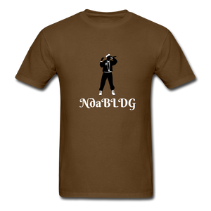NdaBLDG 'MC" T-SHIRTS - brown