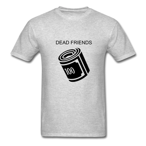 NdaBLDG "DEAD FRIENDS "  T-Shirt - heather gray