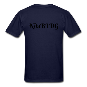 NdaBLDG "DEAD FRIENDS "  T-Shirt - navy